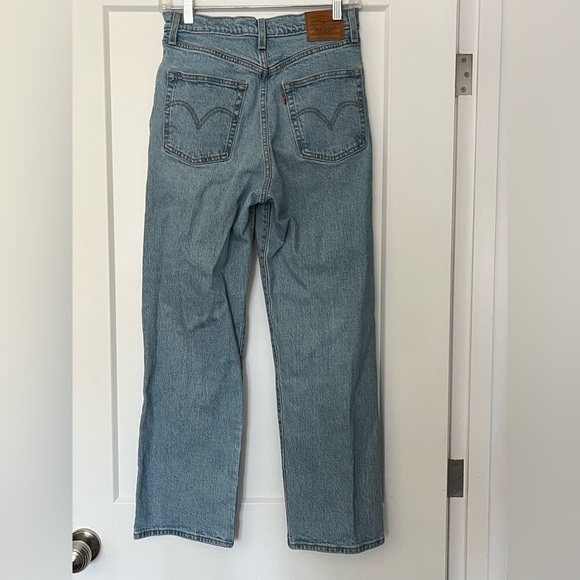 Levi's Ribcage straight Cropped Light-wash 28 - Picture 4 of 8
